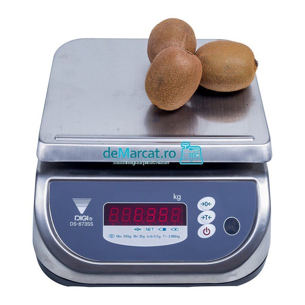 DIGI DS-673SS Bilancia da Banco 15 kg Inox IP68 Omologata