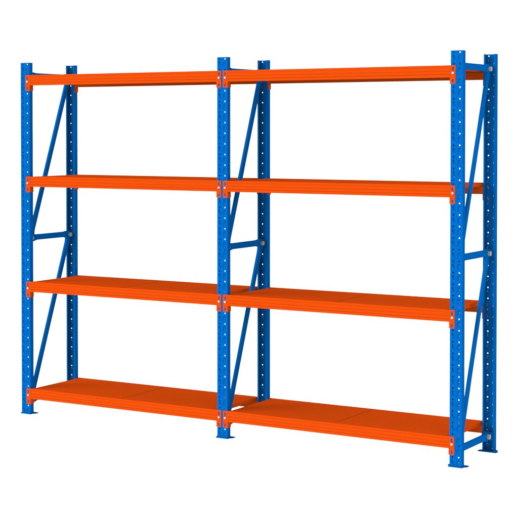 Mega-M Fortis Light H-200 L-392,5 P-60 scaffale 8 ripiani