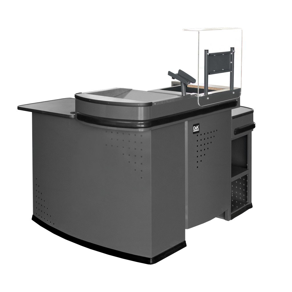 DK Mini BKD-1470 banco cassa 147 cm grafite sinistra