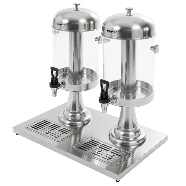 Mega-M 2x8L dispenser bevande doppio 16 L acciaio