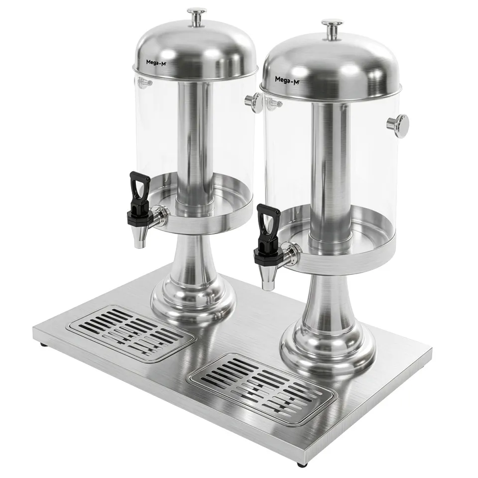 Mega-M 2x8L dispenser bevande doppio 16 L acciaio