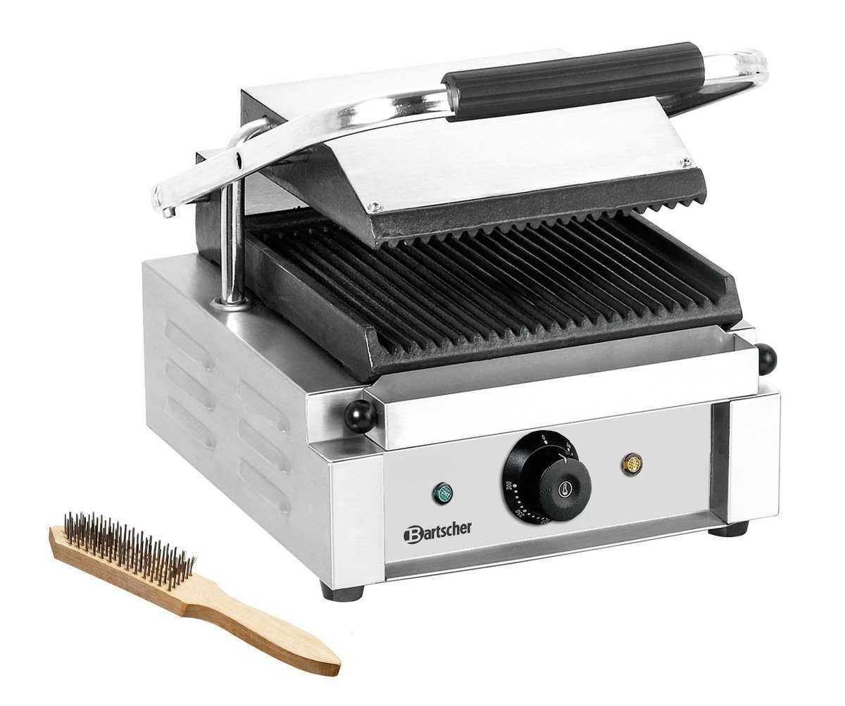 Bartscher A150670 Grill Contatto Rigato 1,8 kW Piastra Ghisa