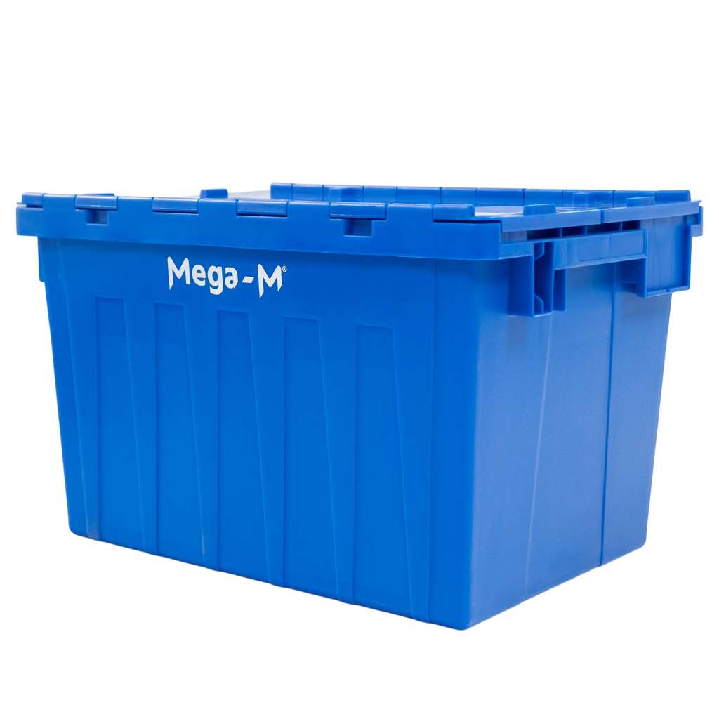 Mega-M contenitore corriere plastica 60x40x36 cm blu