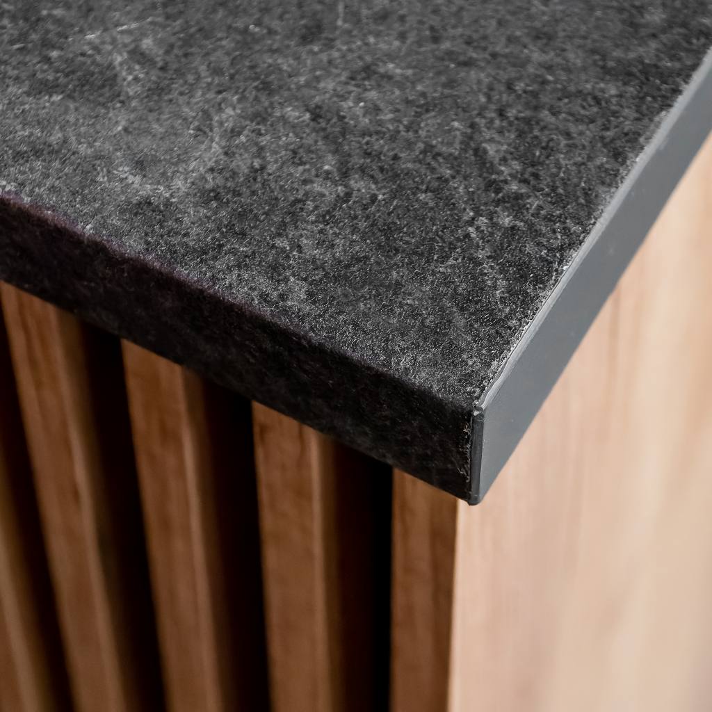 Mega-M 51x55x86 cm mobiletto rovere kraft con lamelle