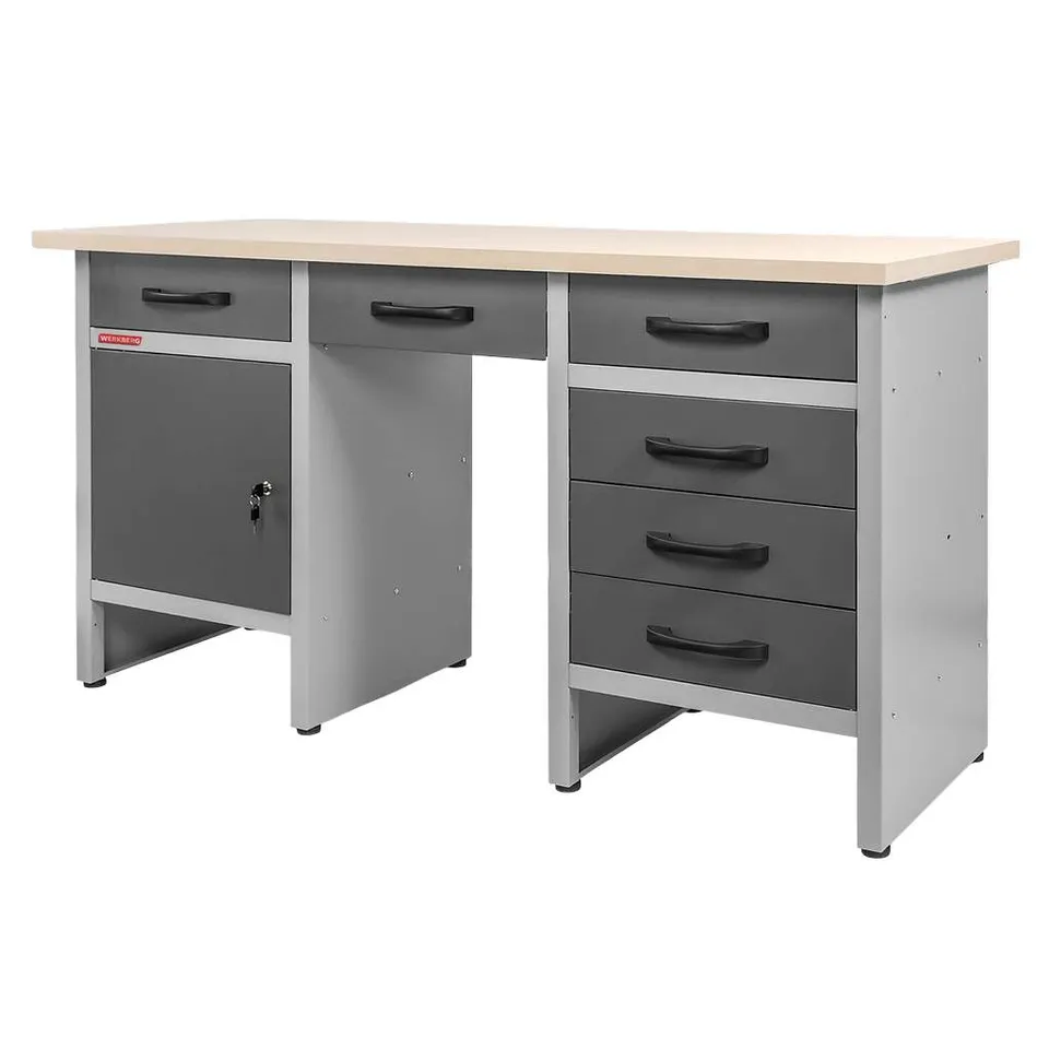 Werkberg Handyman S-160 banco da lavoro 160 cm grafite