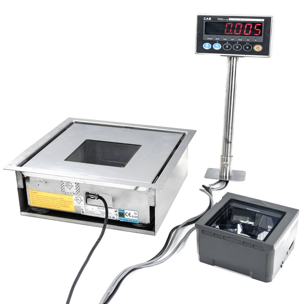 CAS PDS/NT200 Magellan 2300HS bilancia scanner da banco RS232