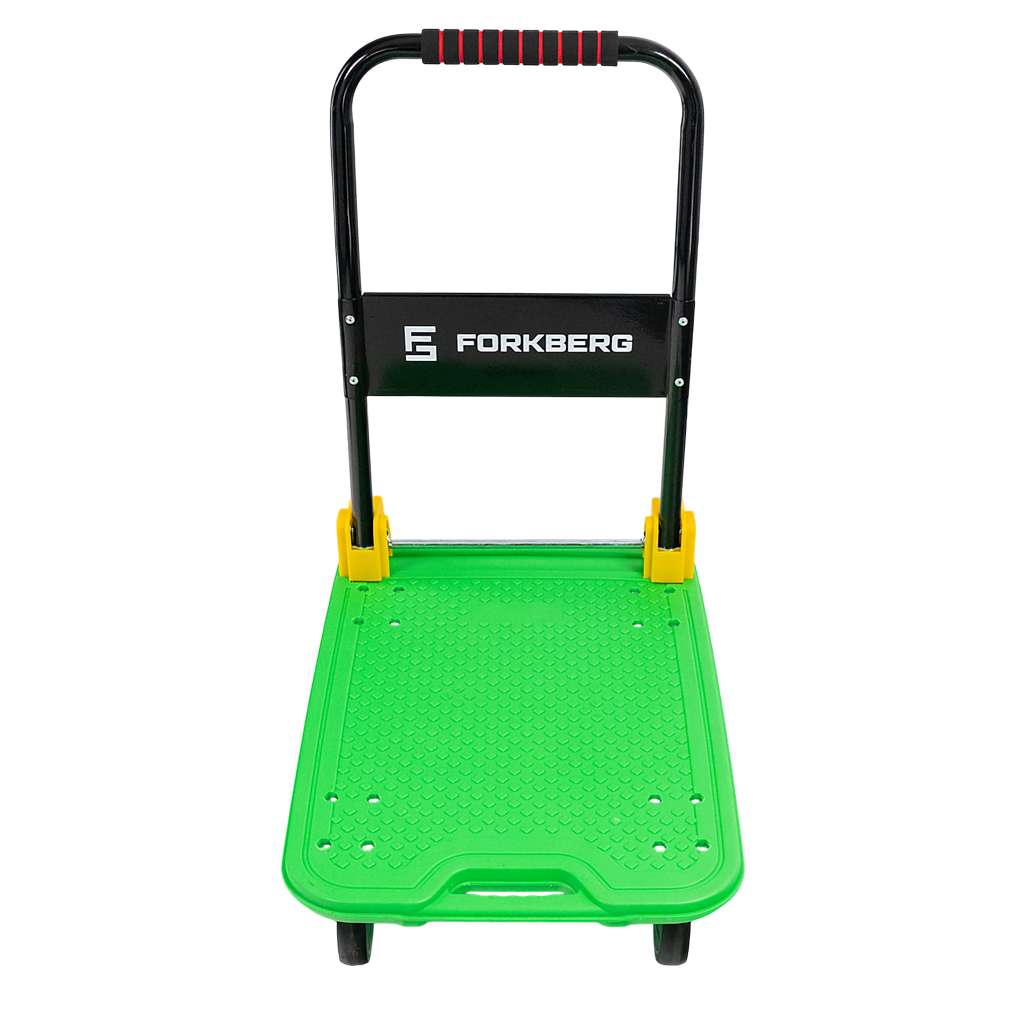 FORKBERG carrello piattaforma pieghevole 300 kg verde