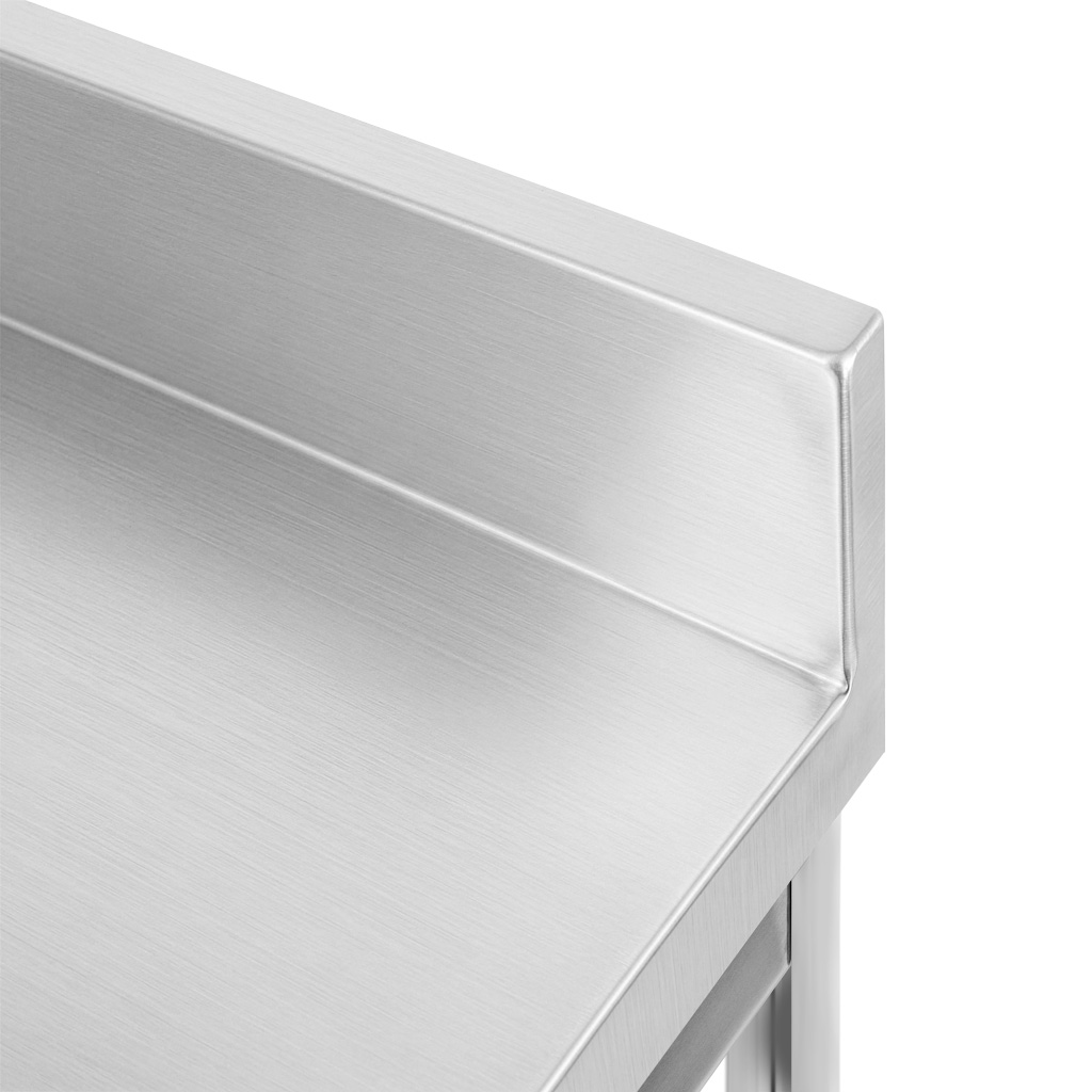 Mega-M X Standard tavolo inox 200x70x85 cm 2 ripiani