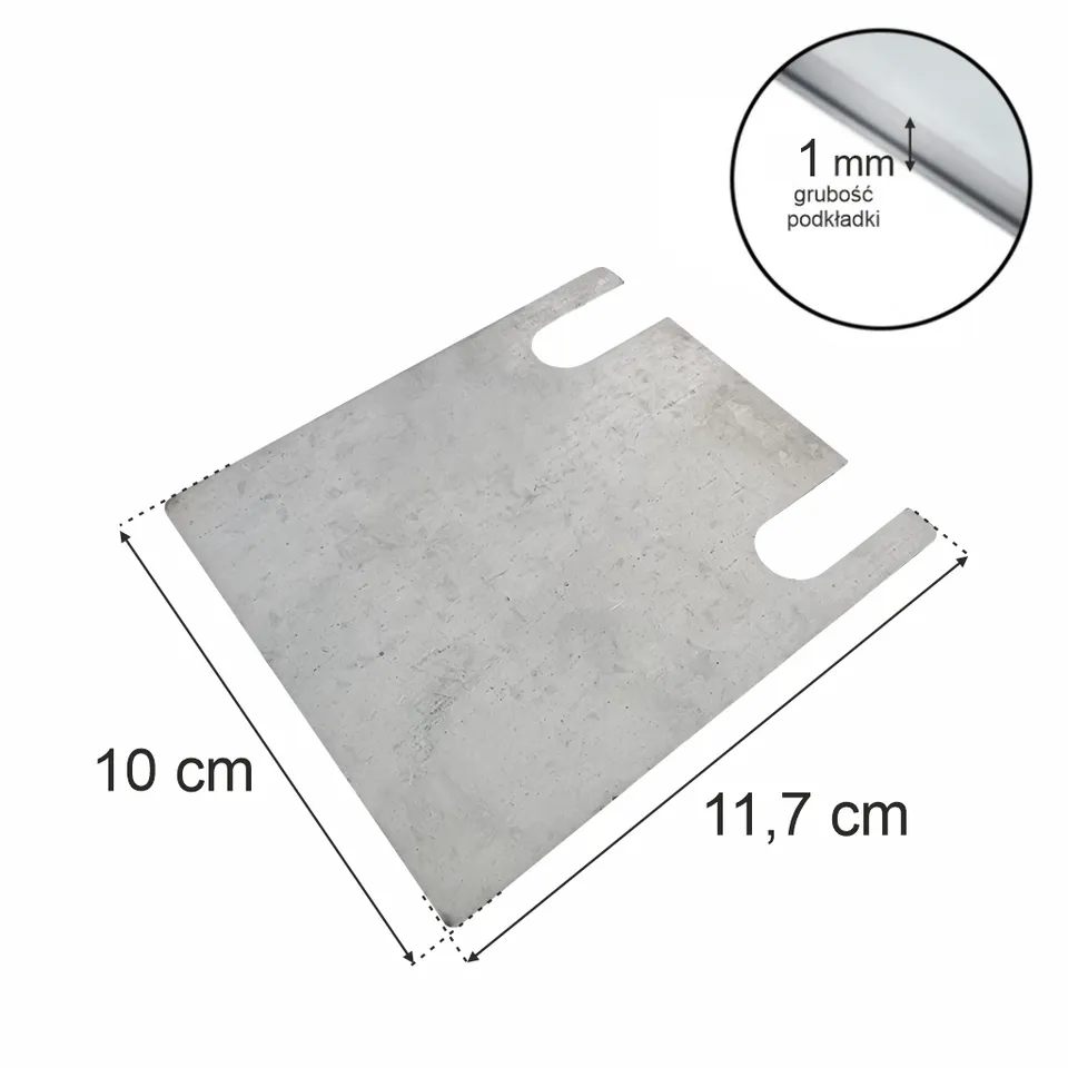 Mega-M XR Spessore livellamento 1 mm zincato