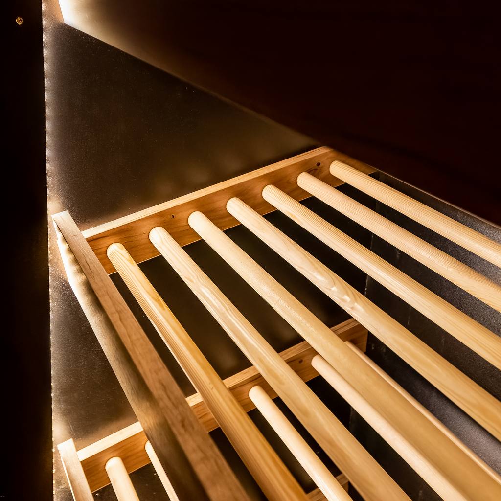 Mega-M scaffale pane aperto 205x100x58 cm rovere kraft LED