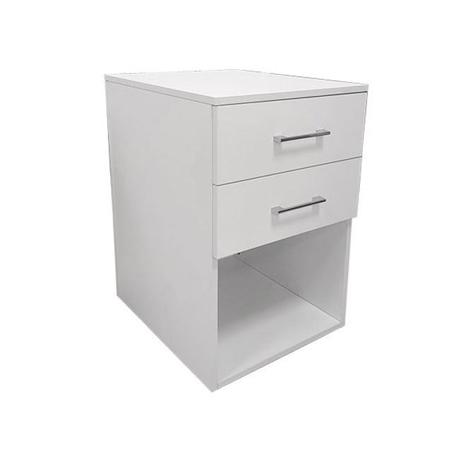 Agosistem Reception modulo cassettiera 2 cassetti bianco