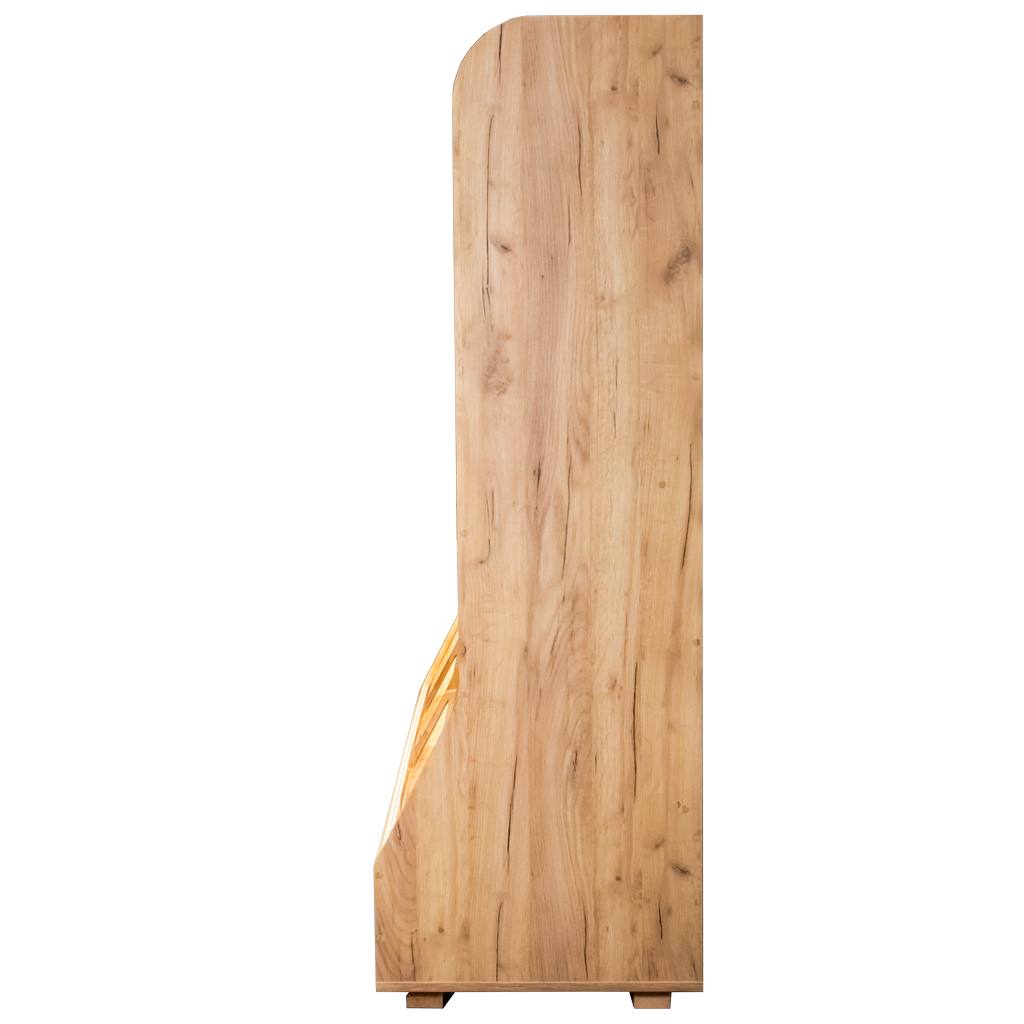 Mega-M Scaffale pane 180x125 cm LED rovere kraft