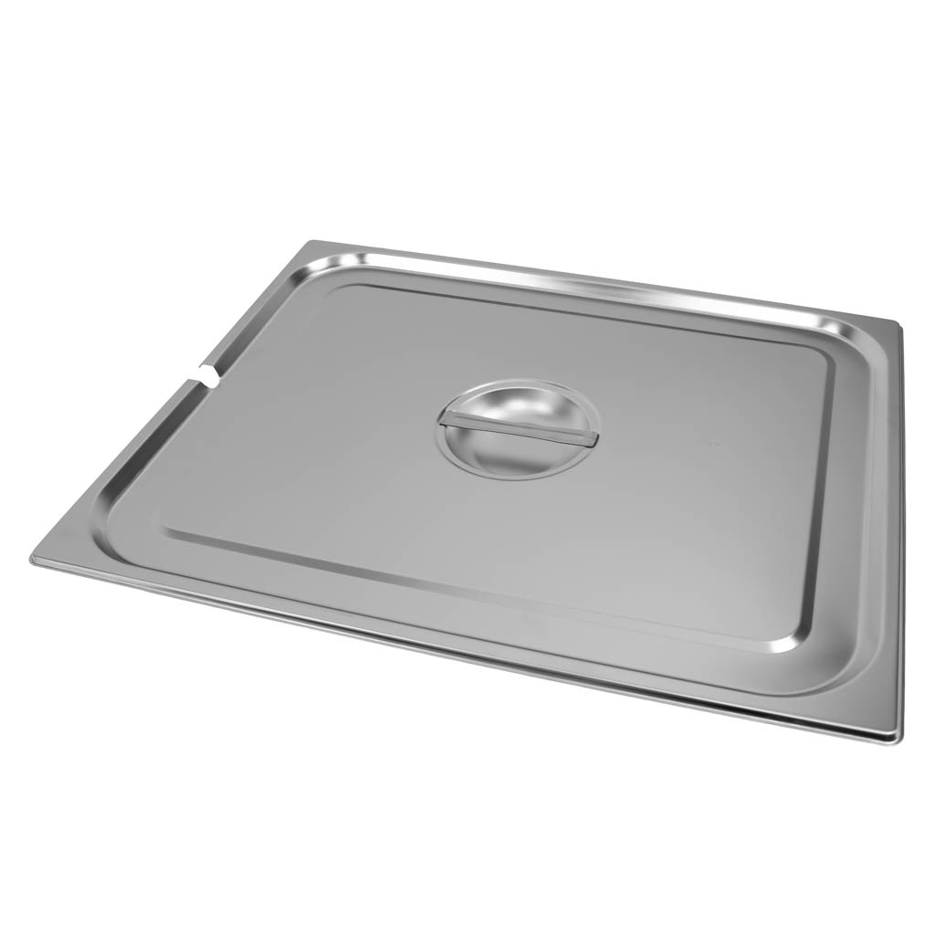 Mega-M GN 2/1 coperchio gastronorm inox 65x53 foro mestolo