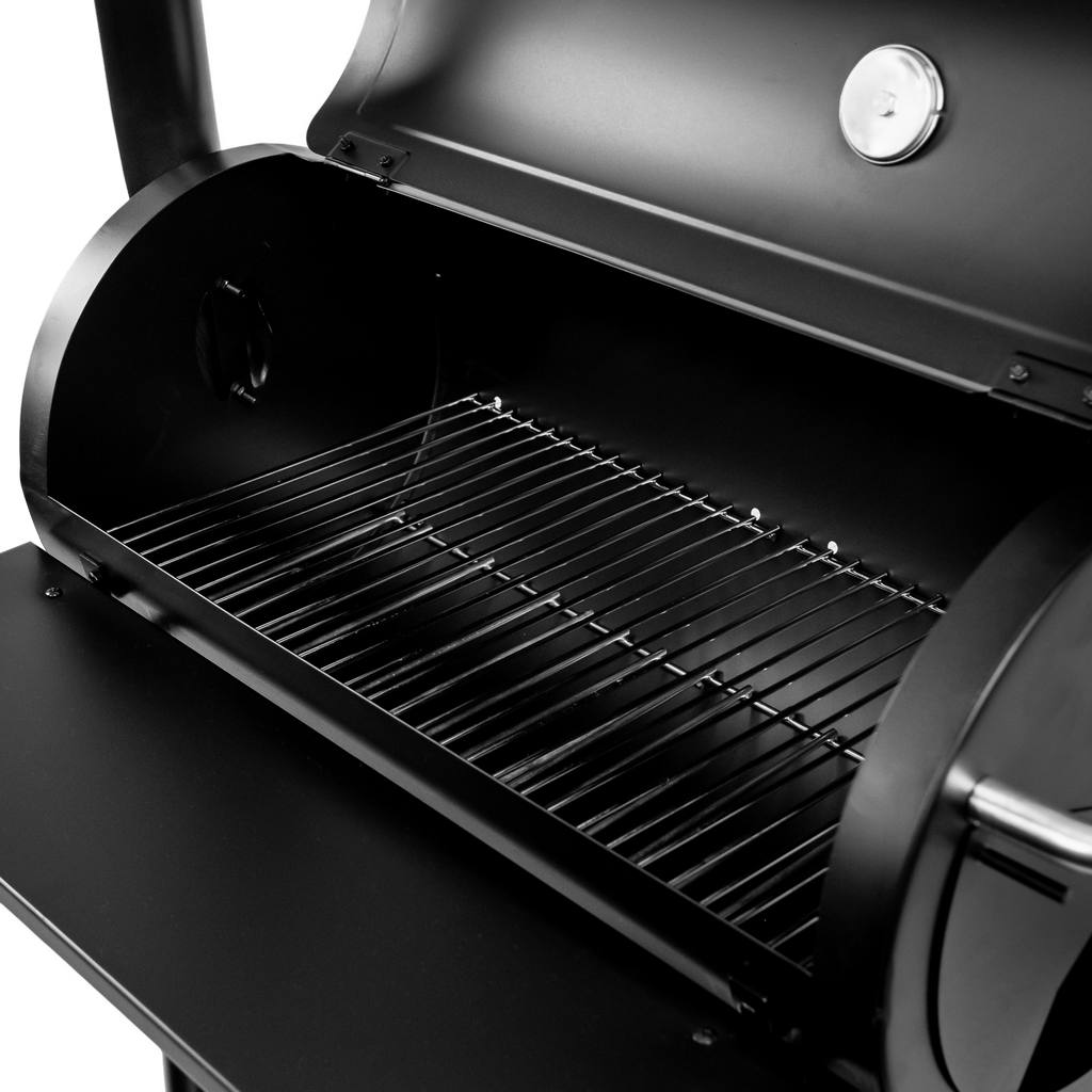 Mega-M barbecue a carbone a botte con camino 53x29 cm
