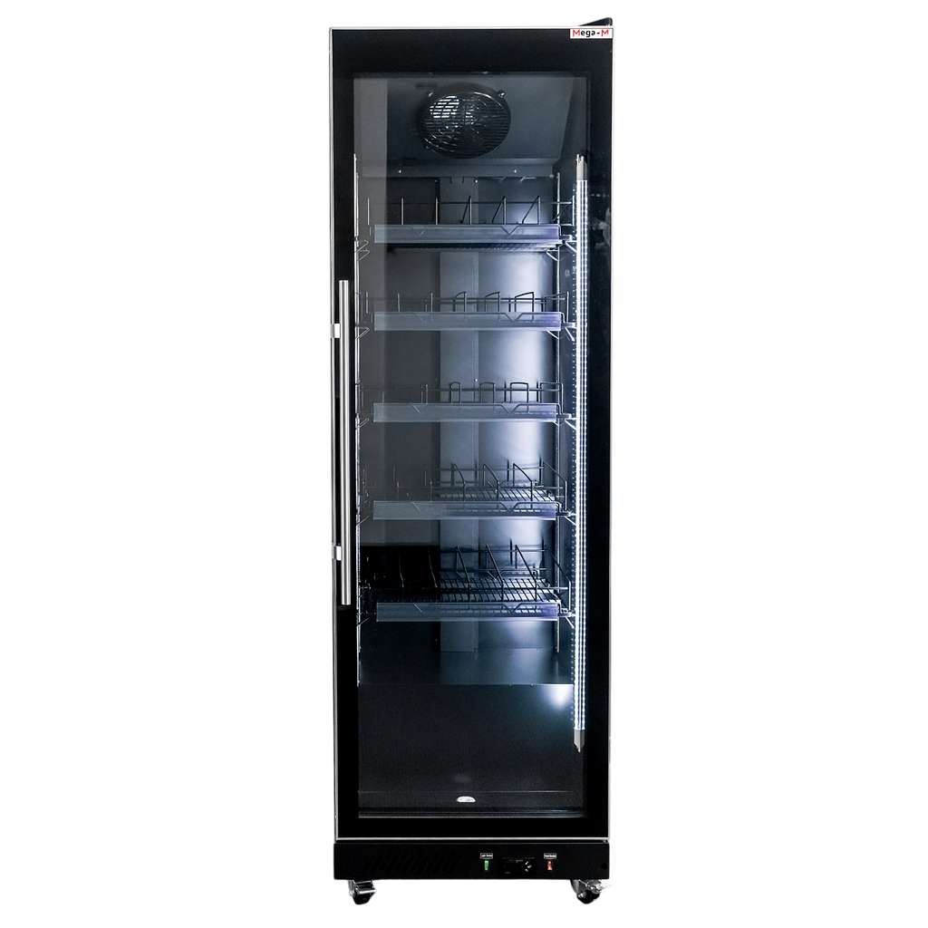 Mega-M Diego R62 Prestige Frigorifero vetrina 600L nero LED