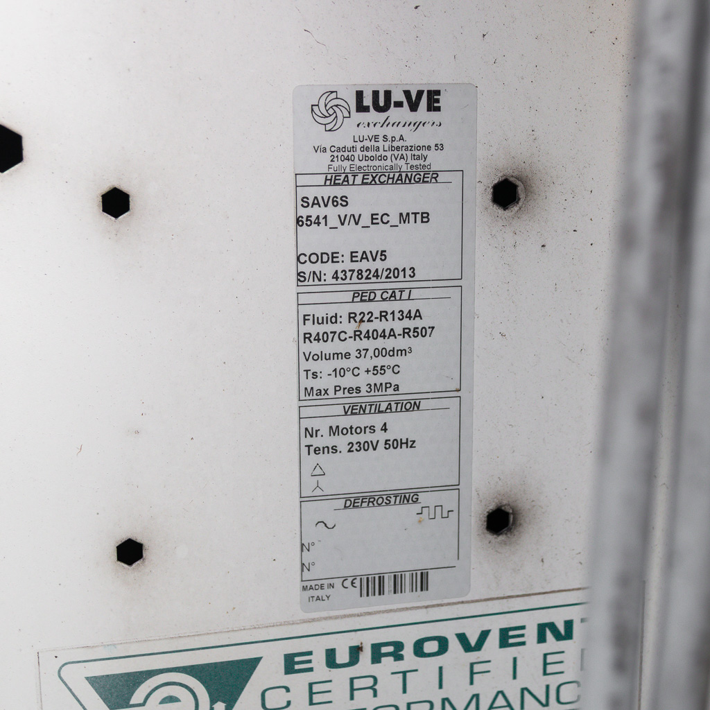 LU-VE SAV 6S 6541 condensatore frigorifero 4 ventole