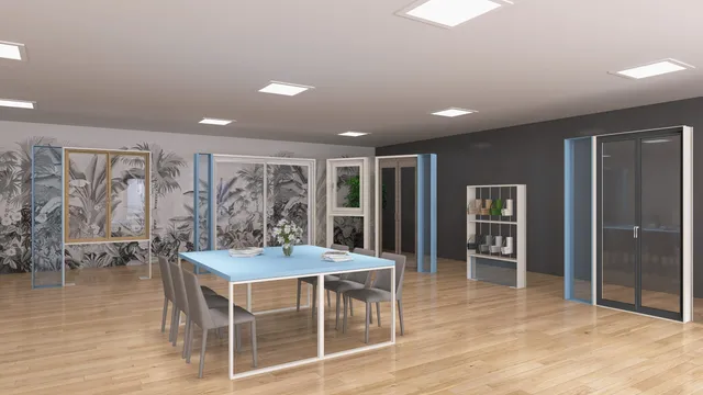 Design89 Espositori Porte e Finestre espositore per showroom