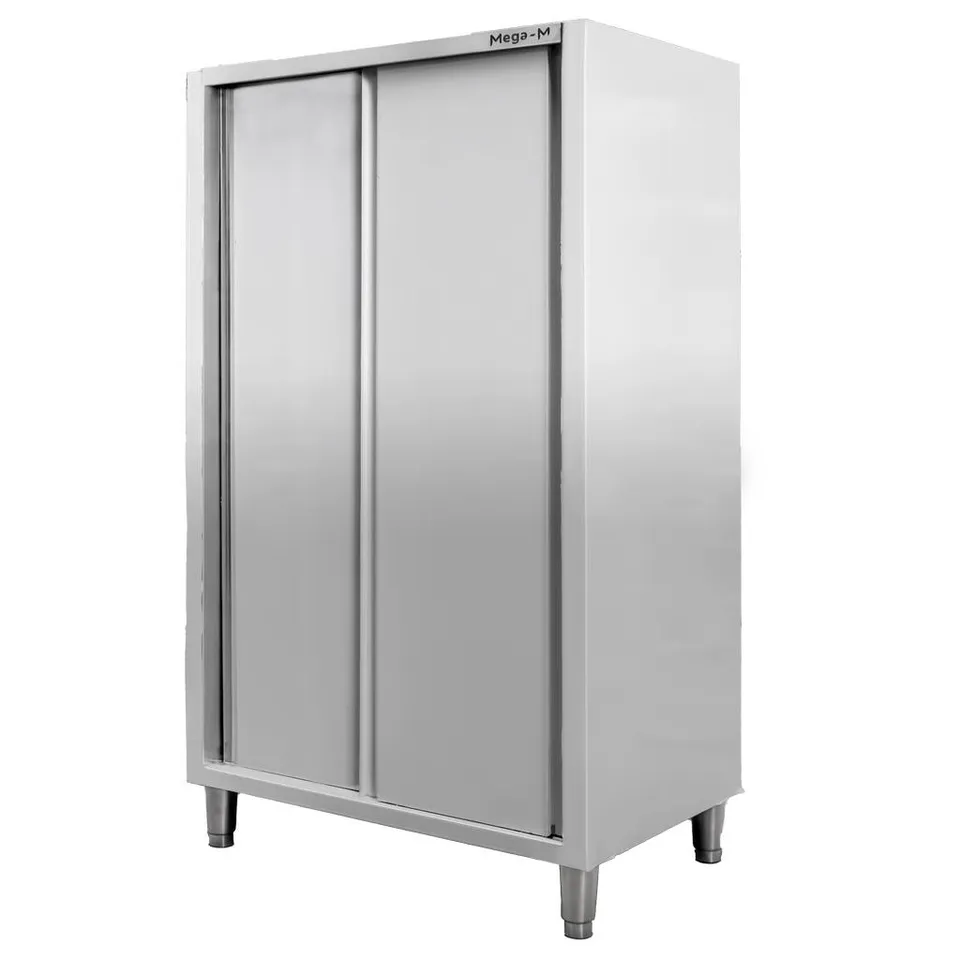 Mega-M 100x50x180 cm armadio gastronomico inox 2 ante