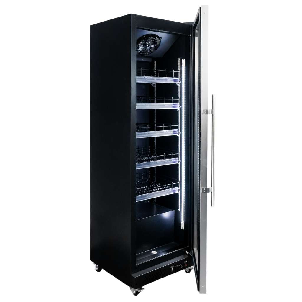 Mega-M Diego R62 Prestige Frigorifero vetrina 600L nero LED