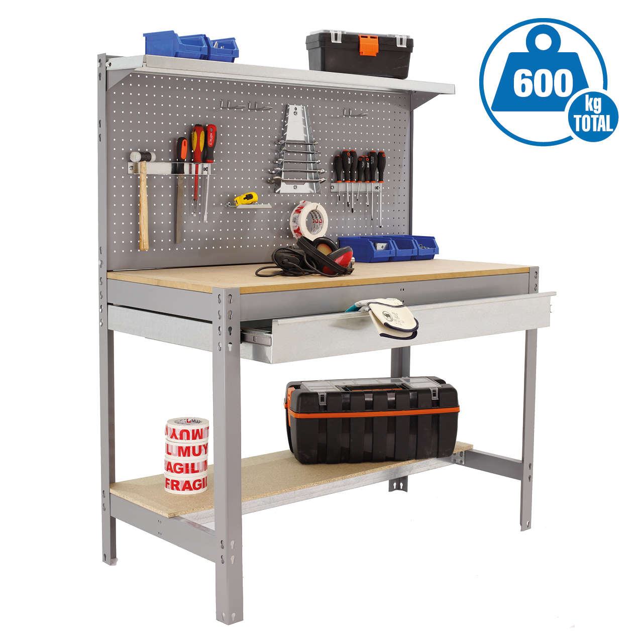 Simonrack SimonWork BT banco lavoro 3 scomparti officina