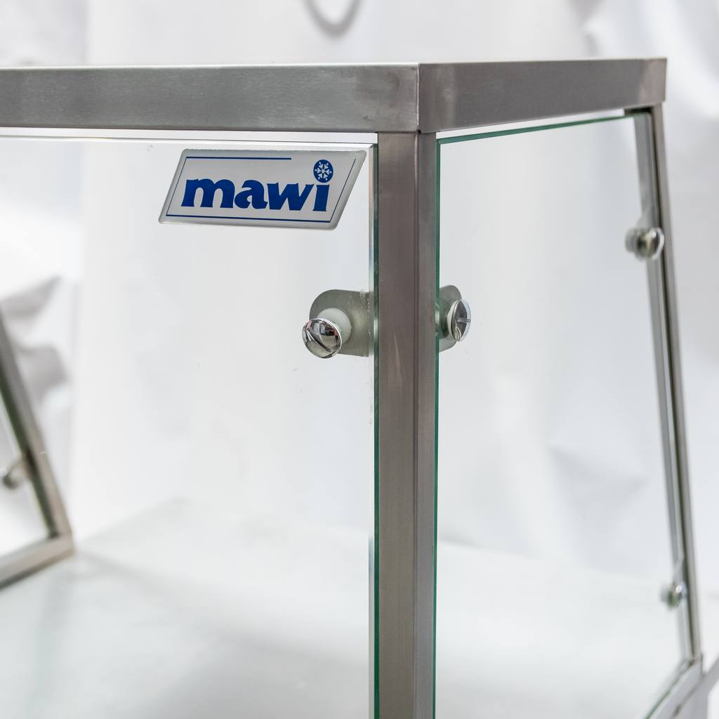 Mawi Hot-Dog 6xGN1/4 vetrina refrigerata inox da banco
