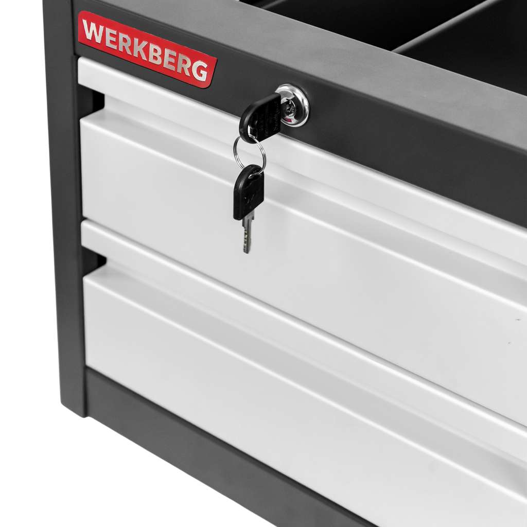 Werkberg cassettiera sospesa 2 cassetti 37x48,5x30,5 cm
