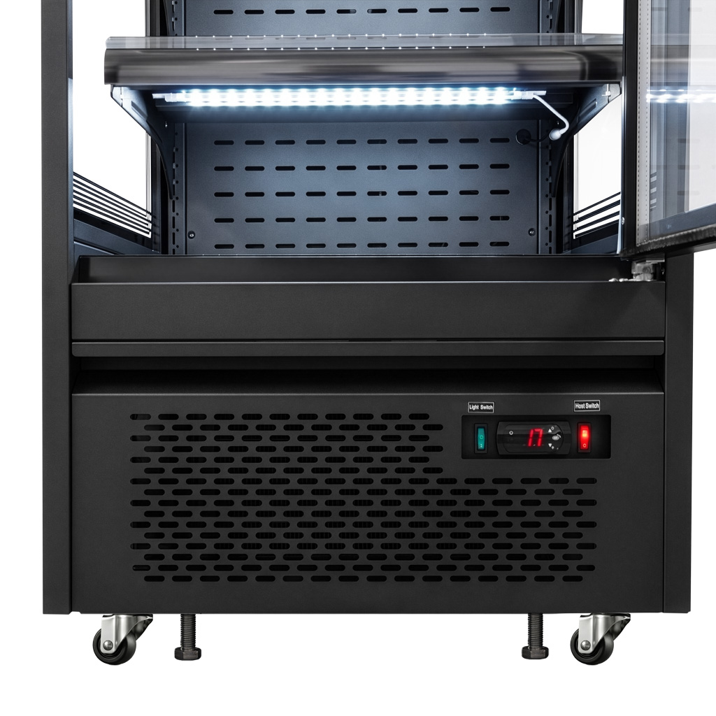 Mega-M Hugo Plus RU espositore refrigerato 70 cm nero