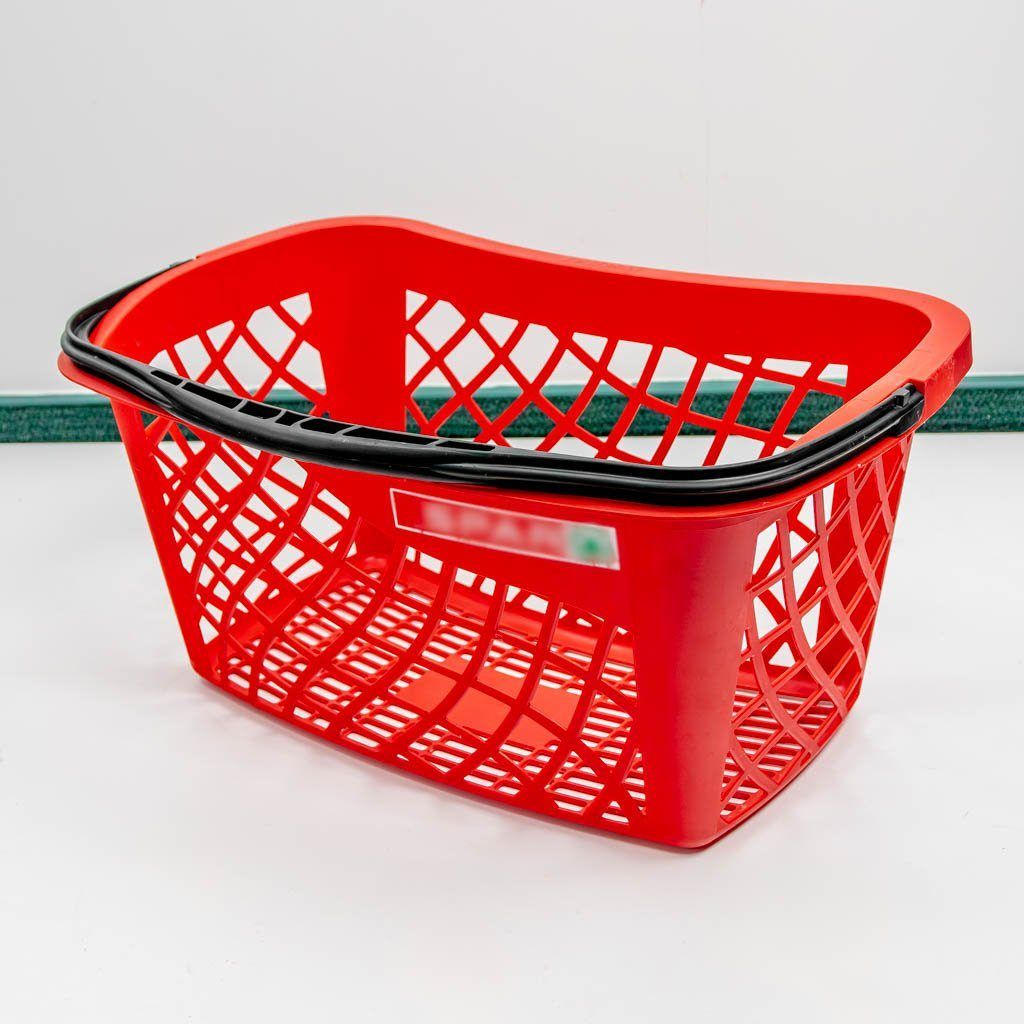 Wanzl GT26 Cestino Spesa Rosso in Plastica Riciclata