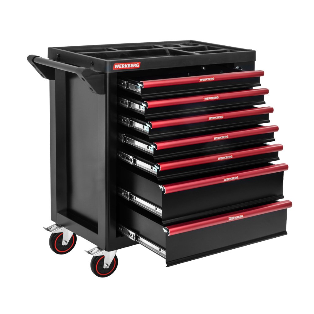 Werkberg Pro carrello portautensili 7 cassetti senza utensili