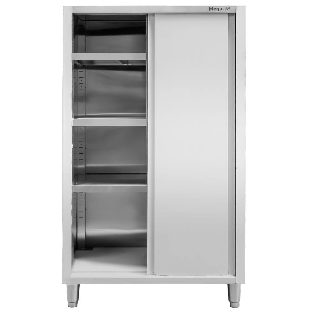 Mega-M 100x50x180 cm armadio gastronomico inox 2 ante